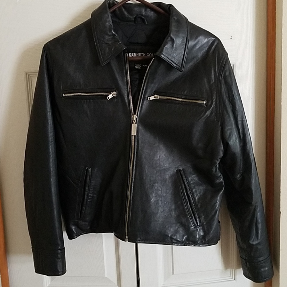 Kenneth Cole Reaction leather jacket